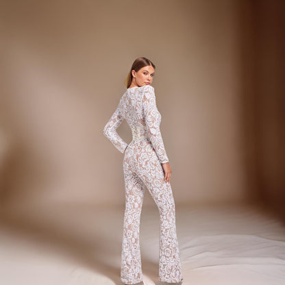 Glitzer-Overall